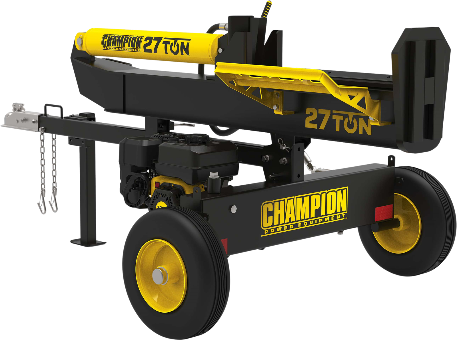 Champion 201312 27-Ton Log Splitter Horizontal/Vertical Full Beam Gas with Auto Return New