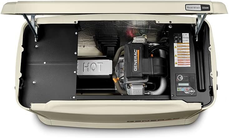 Generac 7043 Guardian 22kW Standby Generator w/ 200 Amp Automatic Transfer Switch