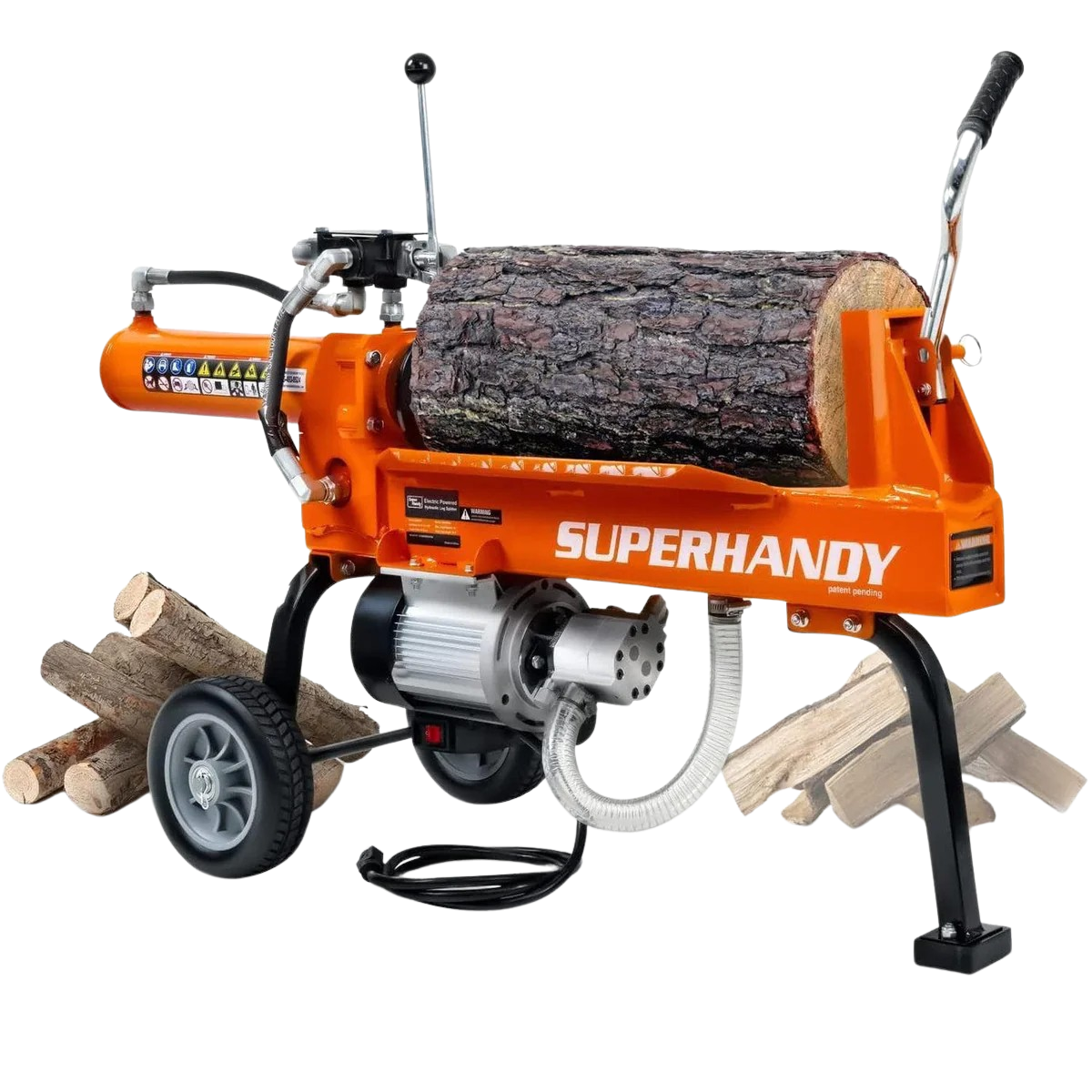 Super Handy GUO084 14 Ton 120V Portable Electric Log Splitter New
